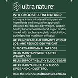 Ultra Nature Weight Loss + Cholesterol & Sugar Control 60 Capsules