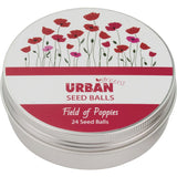 URBAN GREENS Seed Balls (For Planting) Field Of Poppies (24 Per Tin) 1