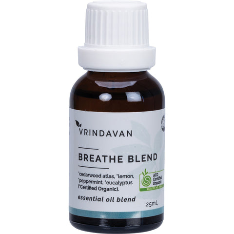 VRINDAVAN Essential Oil (100%) Breathe Blend 25ml