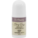 Vrindavan Roll-On Deodorant Eco Family Clary Sage Aluminium Free 60ml