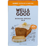 Well & Good Banana Bread Mix 40% Less Sugar 350g