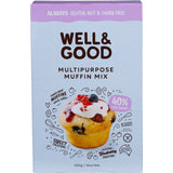 Well & Good Multipurpose Muffin Mix 40% Less Sugar 400g