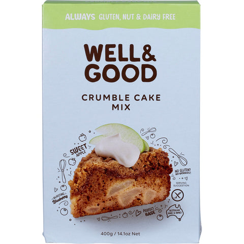 Well & Good Crumble Cake Mix 400g