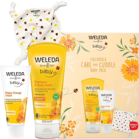 Weleda Baby Calendula Care and Cuddle Baby Pack