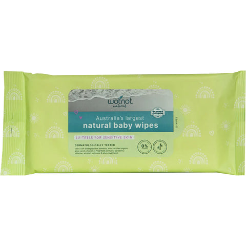 WOTNOT Baby Wipes - Alcohol Free 100% Biodegradable 70