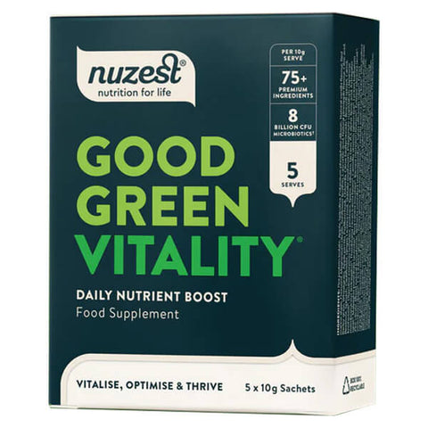 Nuzest Good Green Vitality Sachets 5x10g