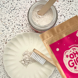 Ohgigi Tooth Powder + Hydroxyapatite Fruity Brush Refill 100g