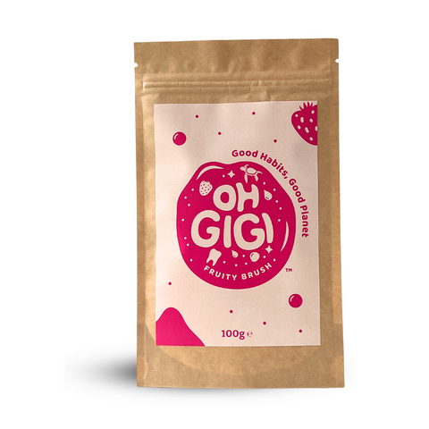 Ohgigi Tooth Powder Fruity Brush Refill 100g