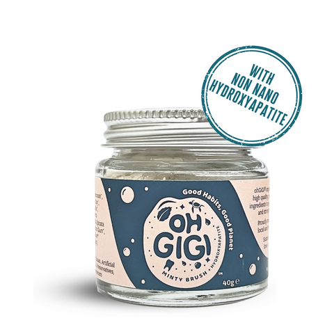 Ohgigi Tooth Powder Minty Brush 40g