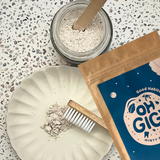 Ohgigi Tooth Powder + Hydroxyapatite Minty Brush Refill 100g