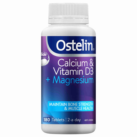 Ostelin Calicium & Vitamin D3 + Magnesium 180 Tablets