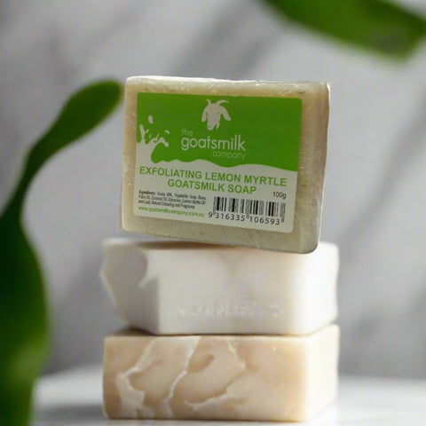 The Goats Milk Lemon Myrtle Soap 100g