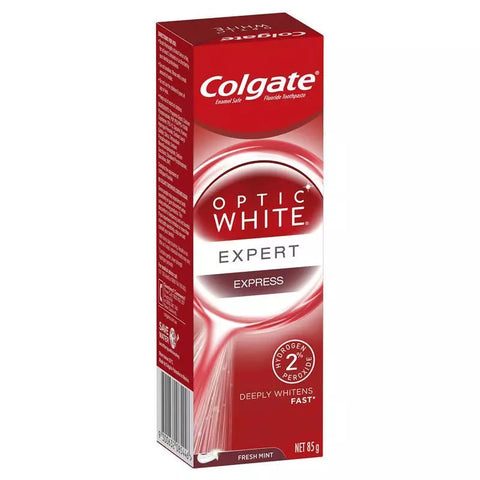 Colgate Optic White Express White Fresh Mint Whitening Toothpaste with hydrogen peroxide 85g