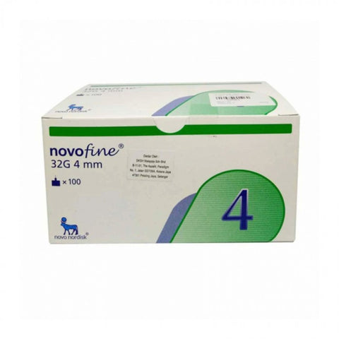 Buy Novofine Plus Pen Needle 32G x 4mm 100 Needles Online at  Cutpricepharmacy –  - Cut the price of your  medications!