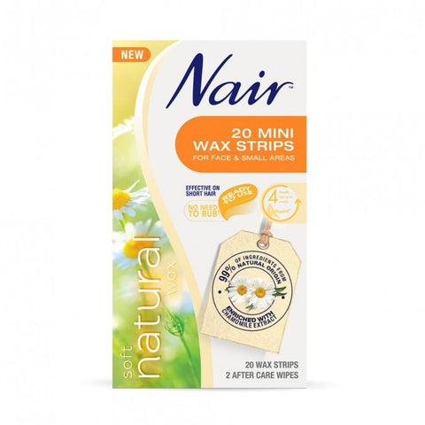 Nair Soft Natural Wax 20 Mini Strips