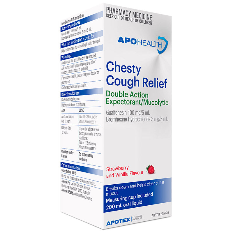 Buy Apohealth Chesty Cough Relief Cough Liquid 200ml Online at ...