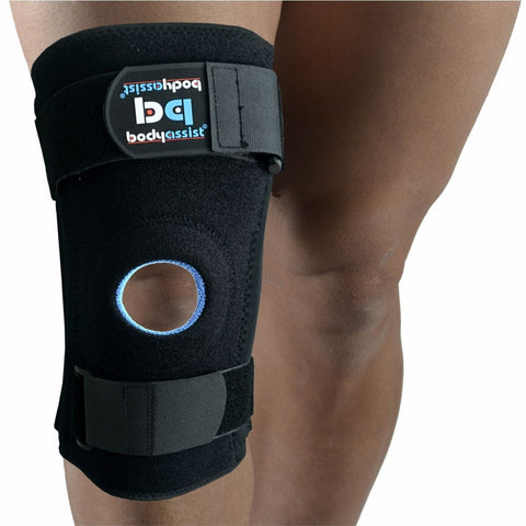 Body Assist Patella Knee Support With Side Stays Black