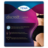 Tena Pant Womens Discreet Black Large 9PK