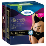 Tena Pant Womens Discreet Black Large 9PK