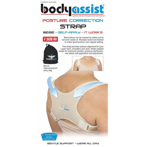 Body Assist Posture Correction Strap Beige