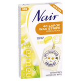 Nair Soft Natural Wax 40 Large Strips