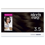 Clairol Nice & Easy 3.5 Darkest Brown Hair Colour