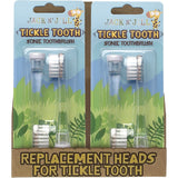 Jack N' Jill Replacement Heads Sonic Toothbrush Tickle Tooth 2pk