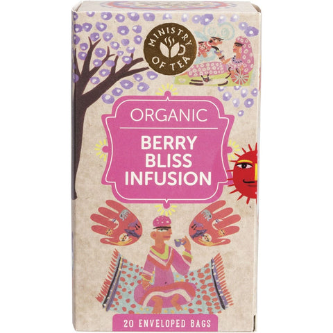 MINISTRY OF TEA Herbal Tea Bags Berry Bliss Infusion 20