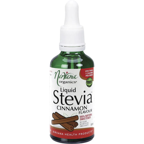 NIRVANA ORGANICS Liquid Stevia Cinnamon 50ml