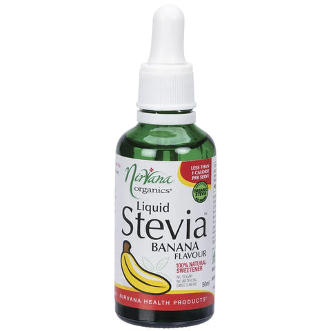 NIRVANA ORGANICS Liquid Stevia Banana 50ml