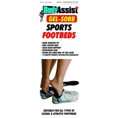 Body Assist High Impact Sports Footbeds (Pair)