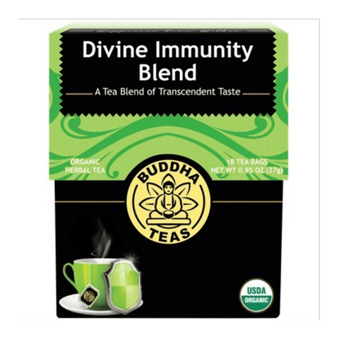 BUDDHA TEAS Organic Herbal Tea Bags Divine Immunity Blend 18