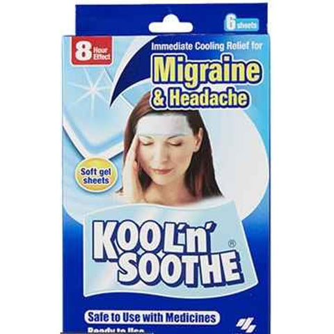 Kool n Soothe Migraine Relief 6 sheets