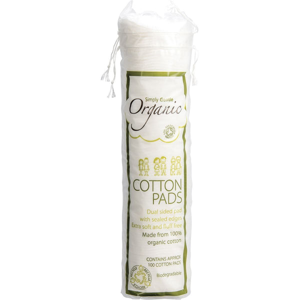 Buy SIMPLY GENTLE ORGANIC Cotton Pads 100 Online at Cutpricepharmacy –   - Cut the price of your medications!